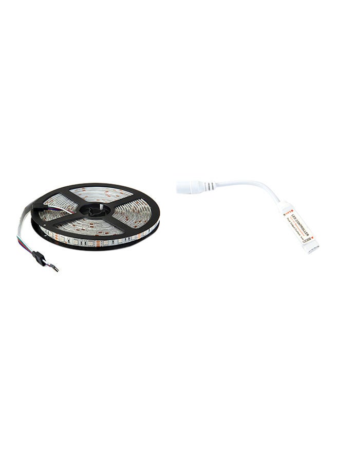 NIBEMINENT Portable Water Resistant RGB LED Strip Light Ivory Silk  - Image 1