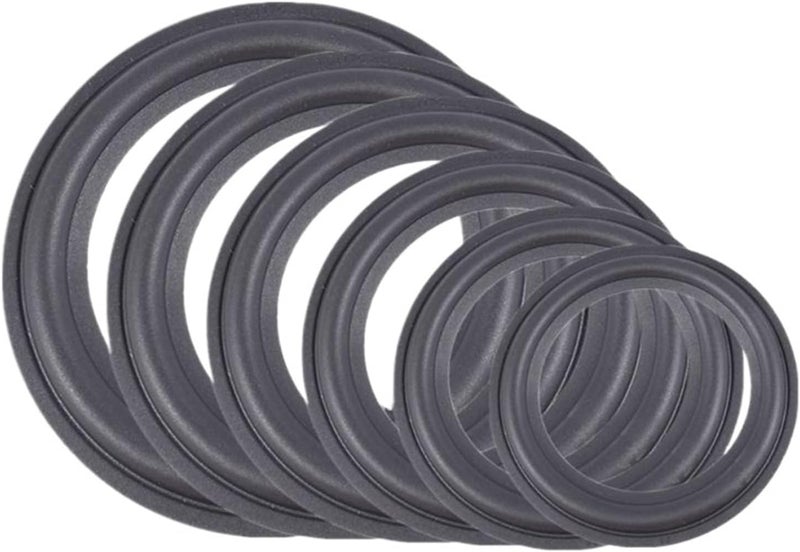 Versatile 10pcs Rubber Ring Speaker Surround Repair Foam Woofer Edge(Diameter 5 inch) - Image 1