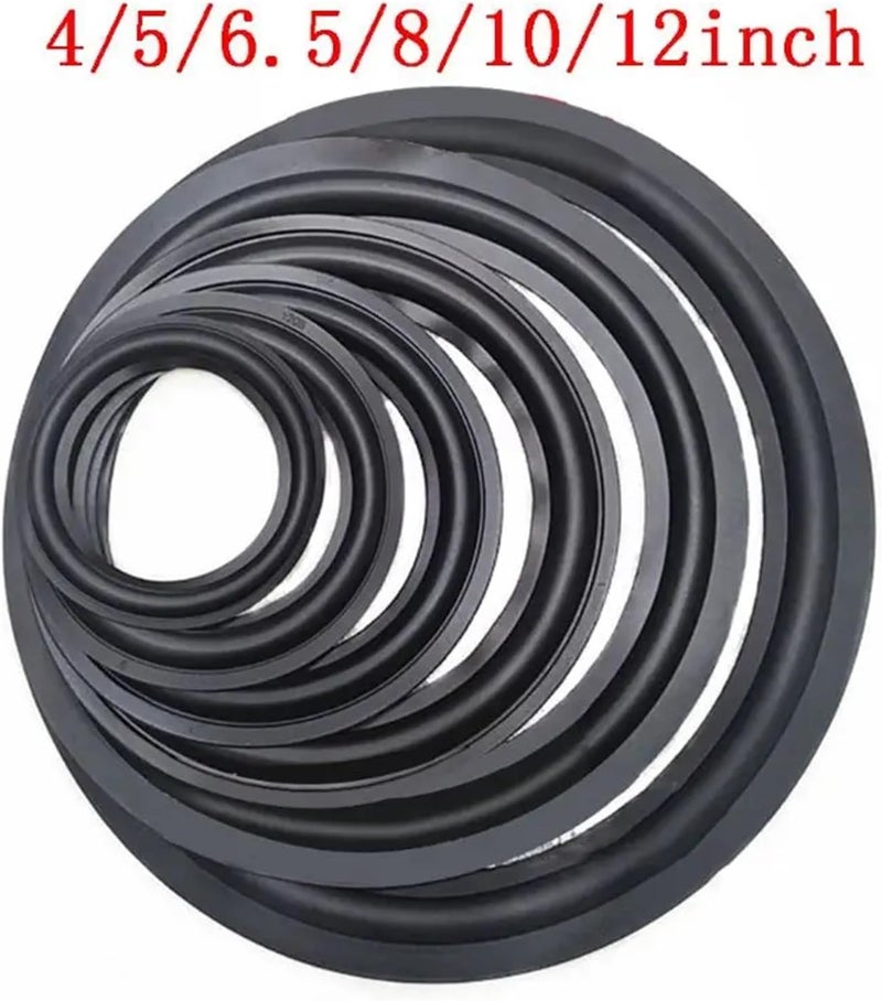 Versatile 10pcs Rubber Ring Speaker Surround Repair Foam Woofer Edge(Diameter 5 inch) - Image 4