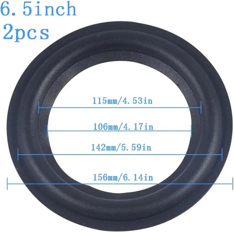 Versatile 10pcs Rubber Ring Speaker Surround Repair Foam Woofer Edge(Diameter 5 inch) - Image 3