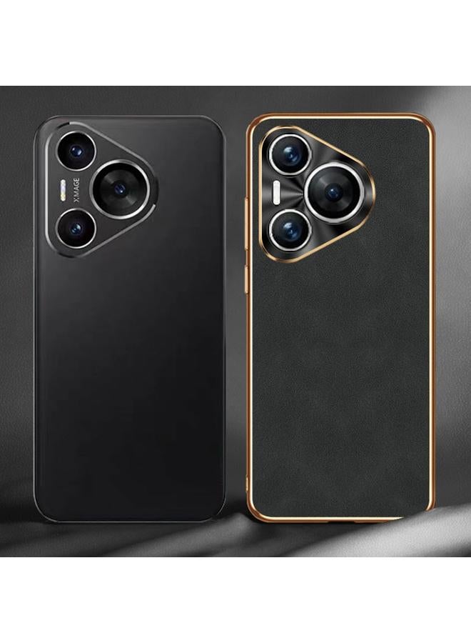 زبون جراب لهاتف Huawei Mate 60 Pro مصنوع من جلد الحمل الكهربائي - Image 2