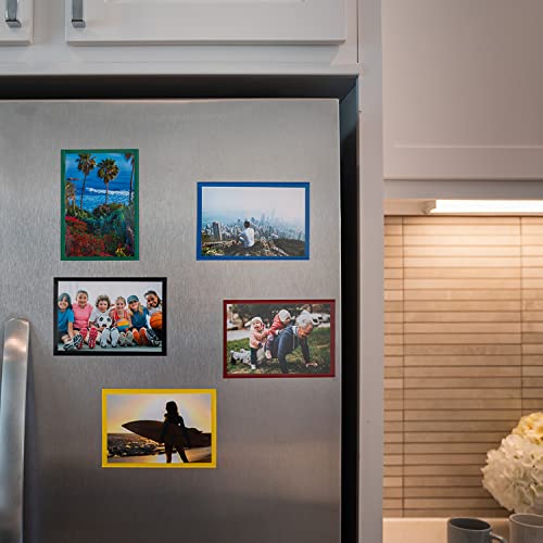 Magtech Magnetic Photo Pocket Picture Frame, Color Pops, Holds 4x6 Inch Photos, 10 Pack Assorted Colors, Made in the USA (94610) - Image 5