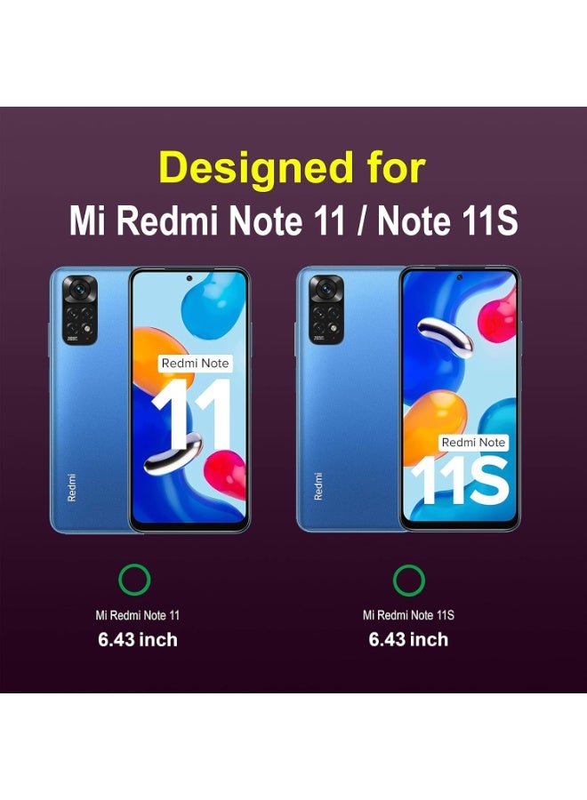 Premium Protection Back Silicone Case Compatible with Xiaomi Redmi Note 11/Note 11S Magic Shield Shockproof Case with Camera Protection (Lavender) - Image 3