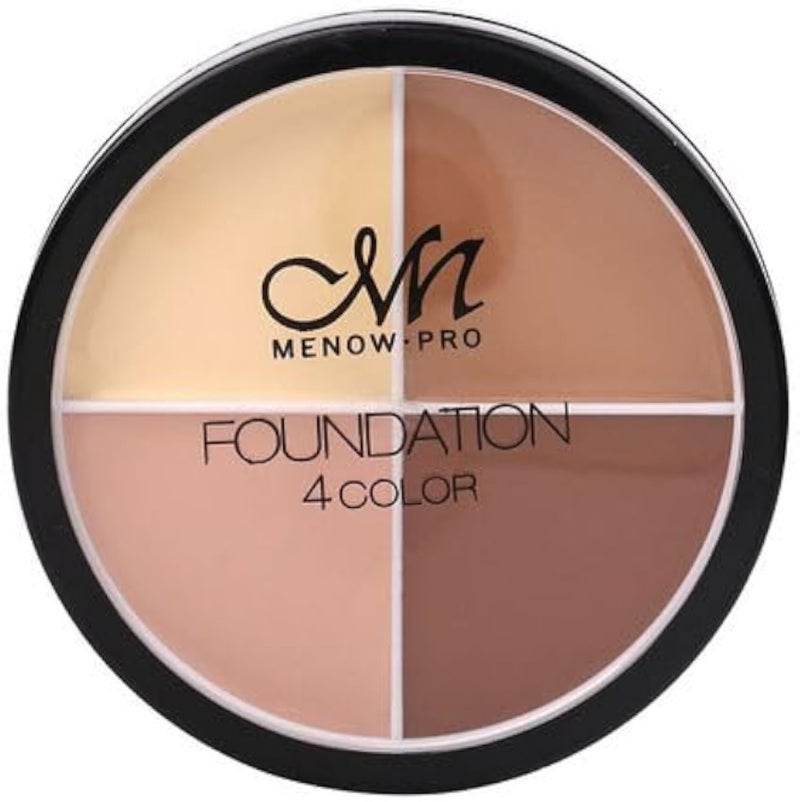 باليت كريم أساس كونسيلر من هابي هوم بأربعة ألوان، كريم أساس كونسيلر طويل الأمد، مقاوم للتلطخ، قابل للمزج، تغطية كاملة، كونتور كريمي، أحمر خدود، هايلايتر، مصحح لون البشرة، كونسيلر، باليت كريم أساس (3)