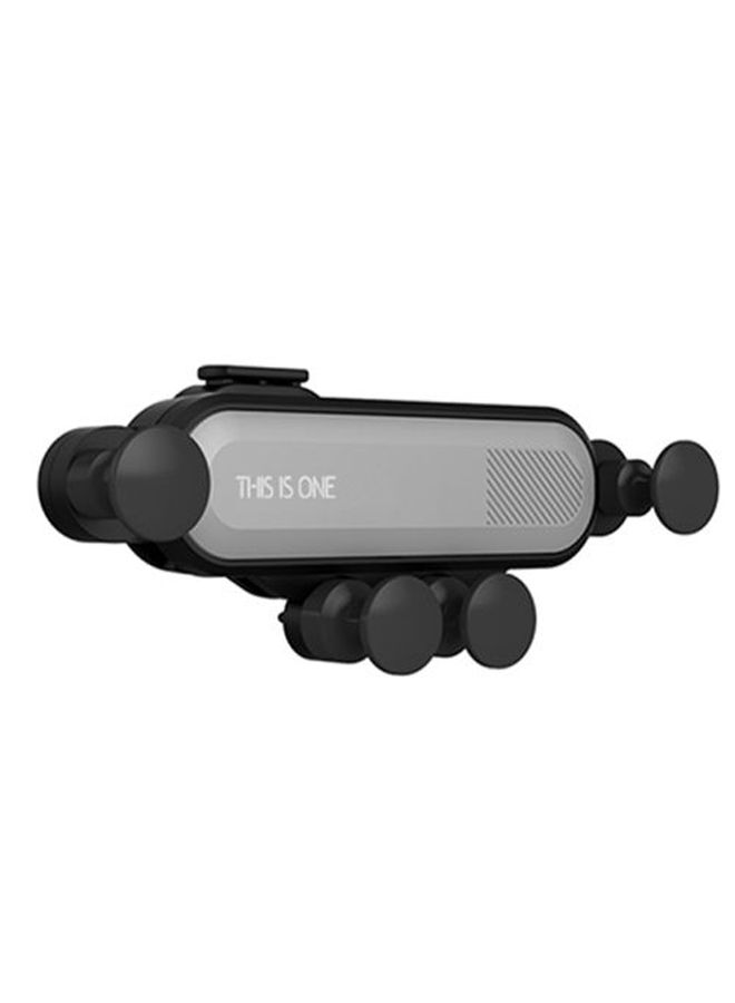 Universal Air Vent Car Mobile Phone Holder Mount Silver/Black