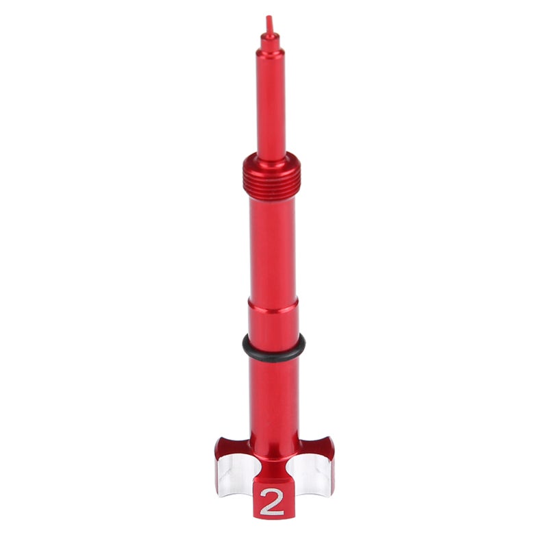 Air Fuel Mixture Screw 1pc Red Precision CNC Machined Aluminum Screw - Anodized Rust-proof Durable Screw with O-ring for Keihin FCR FCRMX 4-stroke Motorcycle Carburetor Tuning - Image 2