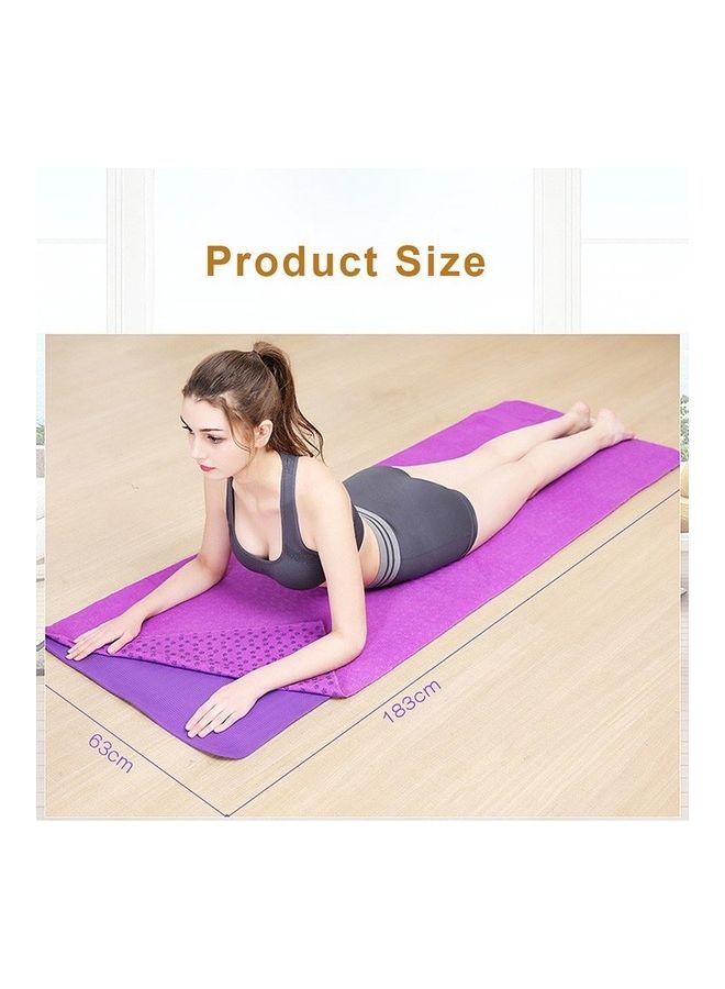 NIBEMINENT Non Slip Towel Fitness Yoga Blanket 27x20x5cm - Image 4