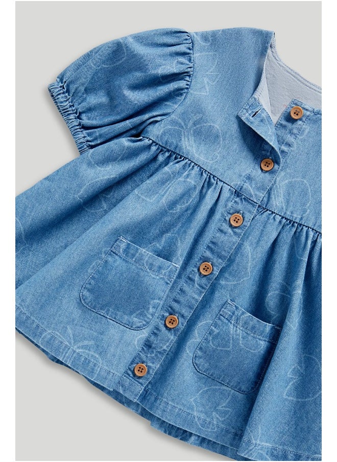 mothercare - Denim Dress and Knickers - Image 1