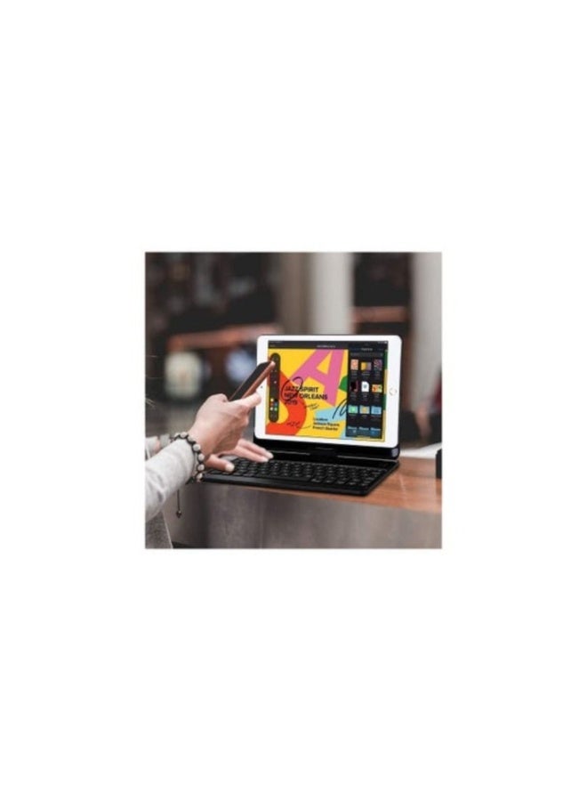 iPad 10.2 2021 9th Gen Keyboard Case with 7 Colors Backlit 360° Rotation Protective Smart Cover with Wireless Keyboard - Image 2
