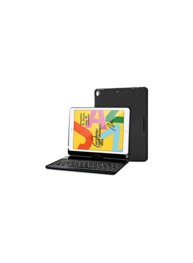 iPad 10.2 2021 9th Gen Keyboard Case with 7 Colors Backlit 360° Rotation Protective Smart Cover with Wireless Keyboard - Image 4