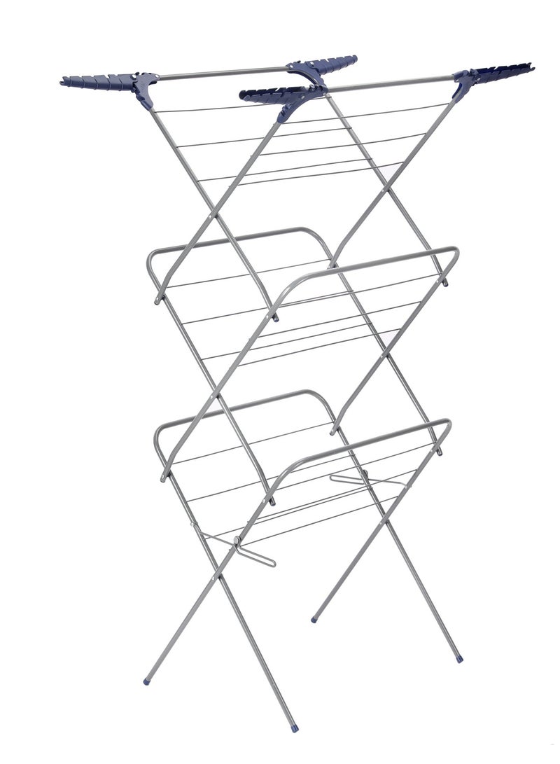 Delcasa 3 Tier Metal Cloth Dryer DC3602 (135x60x52) Cloth Drying Stand - Image 5