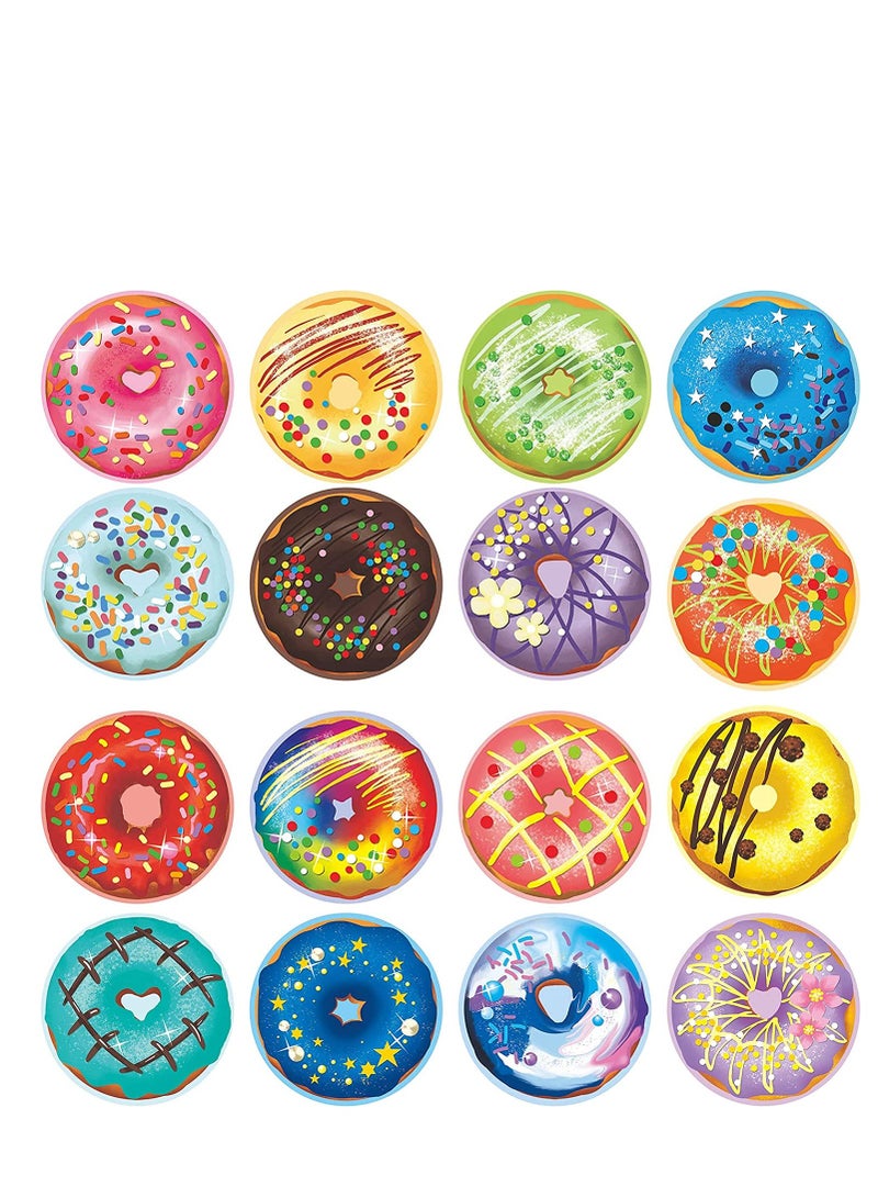 Excefore Donut Party Decoration Teacher Encouragement Motivational Sticker Reward Stickers for Book Notebook Planner Laptop Book - Image 2