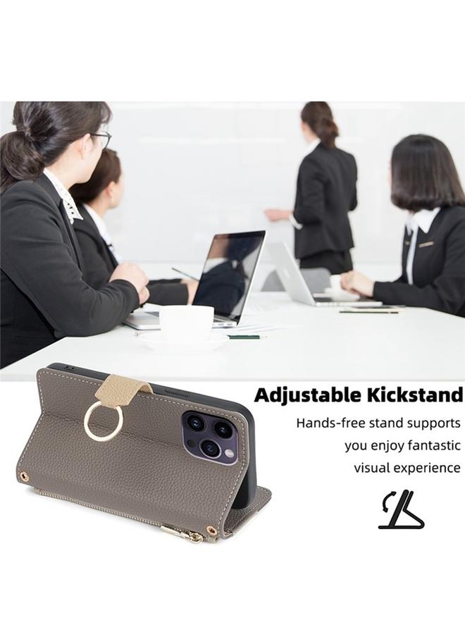 S-TOP Case For OPPO Find X5 Pro Crossbody Litchi Texture Leather Phone Case - Image 4