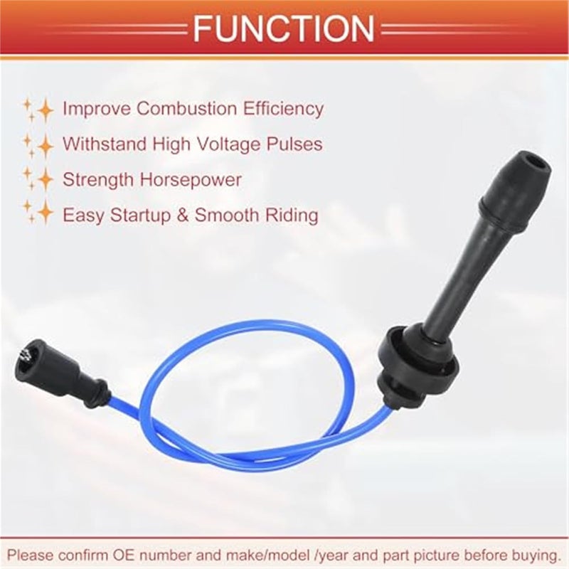 Vuzmode Car Spark Plug Coil Wires for Mazda L4 2.0L - Image 4