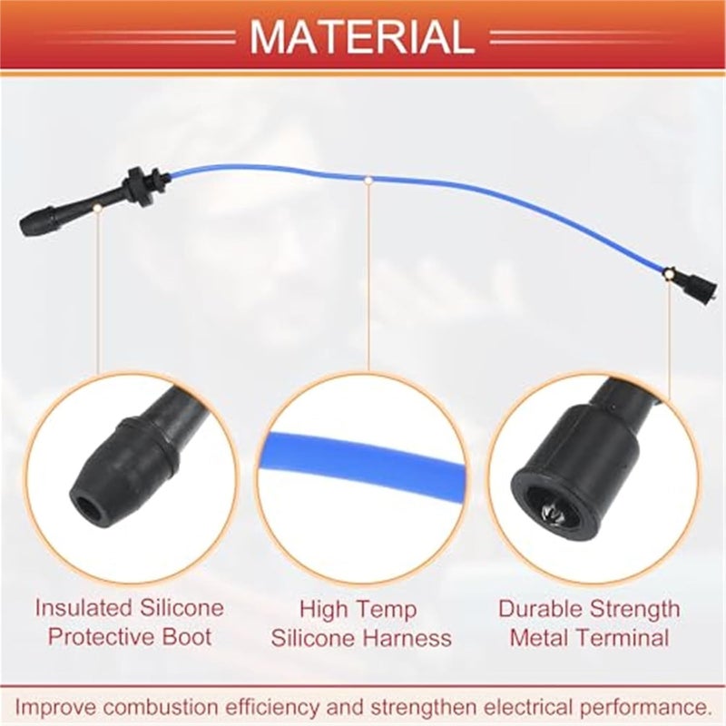 Vuzmode Car Spark Plug Coil Wires for Mazda L4 2.0L - Image 5