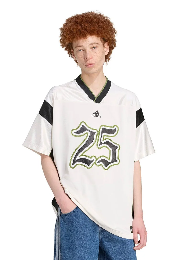 Adidas Ftbl Jrsy White Jersey (Short Sleeve) Jerseys For Men