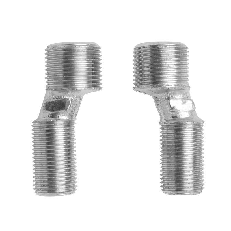 NEW WARE ® Adjustable Wall Mixer Legs for Bathroom Mixer Taps – Silver (1/2 x 3/4 Inch, Pair of 1) | Universal Plumbing Fittings | Durable, Easy-to-Install Extension Legs | Sleek Finish - Image 1