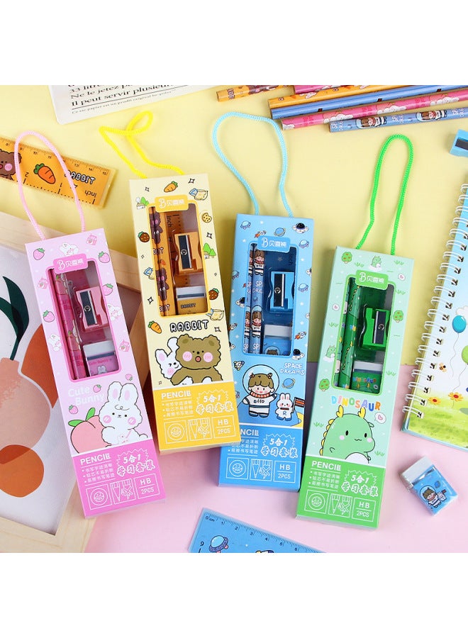 HELPS Creative Student Prize Cartoon Children Kindergarten Hand Gift Portable Pencil Gift Box Suit Yiwu Stationery - Image 3