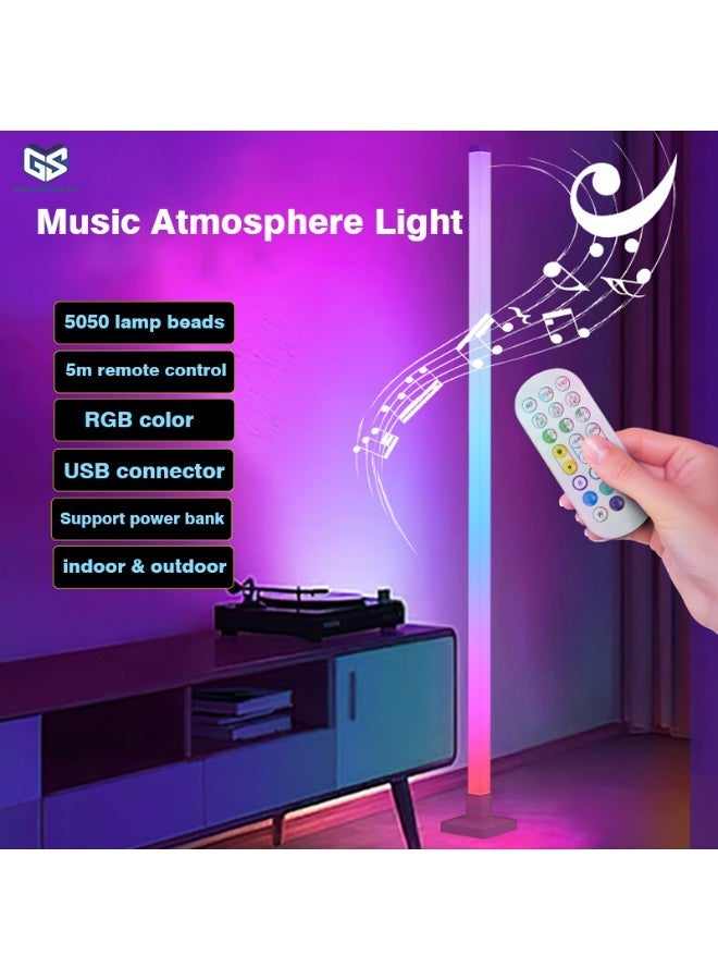 إضاءة زاوية LED فانتوم محيطية RGB تعمل بتقنية البلوتوث مع جهاز تحكم عن بعد، تعمل بمنفذ USB، مناسبة لغرف الألعاب والمعيشة - Image 1