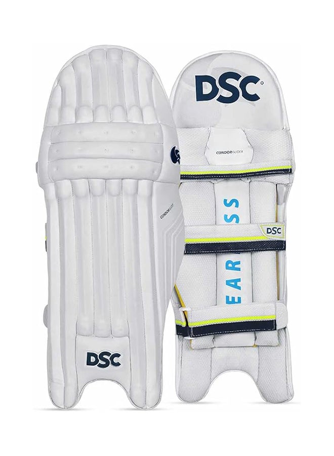 DSC Condor Glider Leather Cricket Batting Legguard  - Image 1