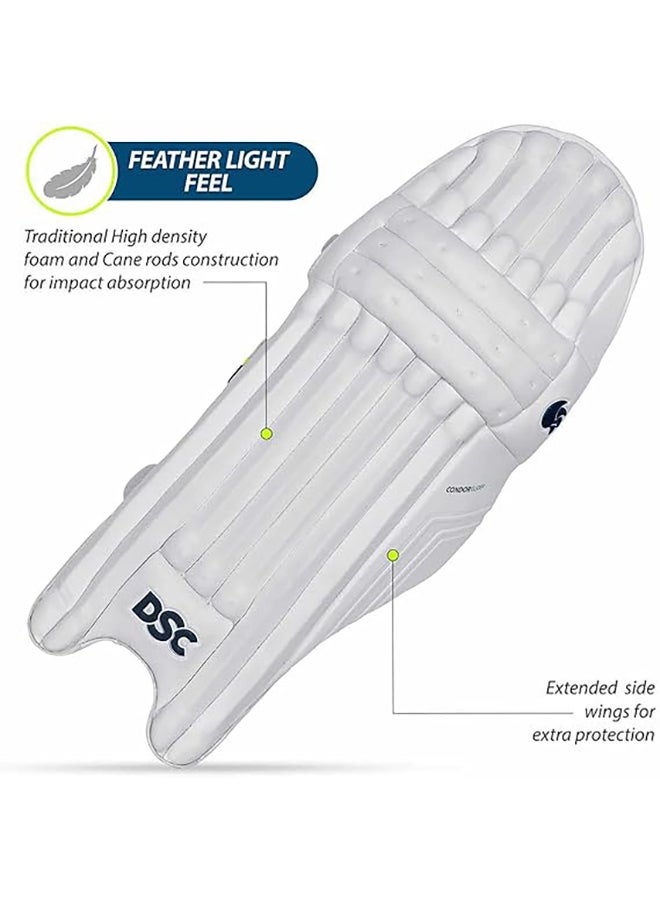 DSC Condor Glider Leather Cricket Batting Legguard  - Image 2