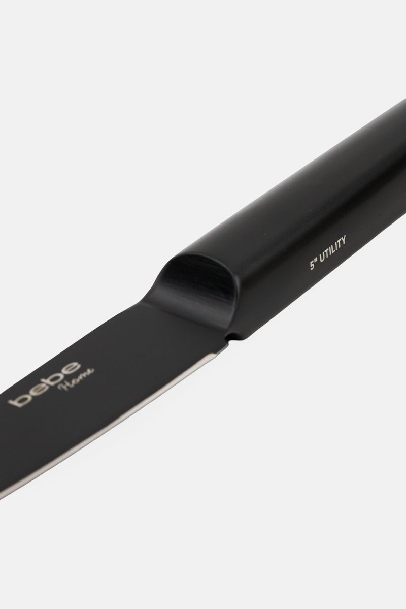 Bebe Home Stainless Steel 5 Inches Utility Knife, Black - Image 3