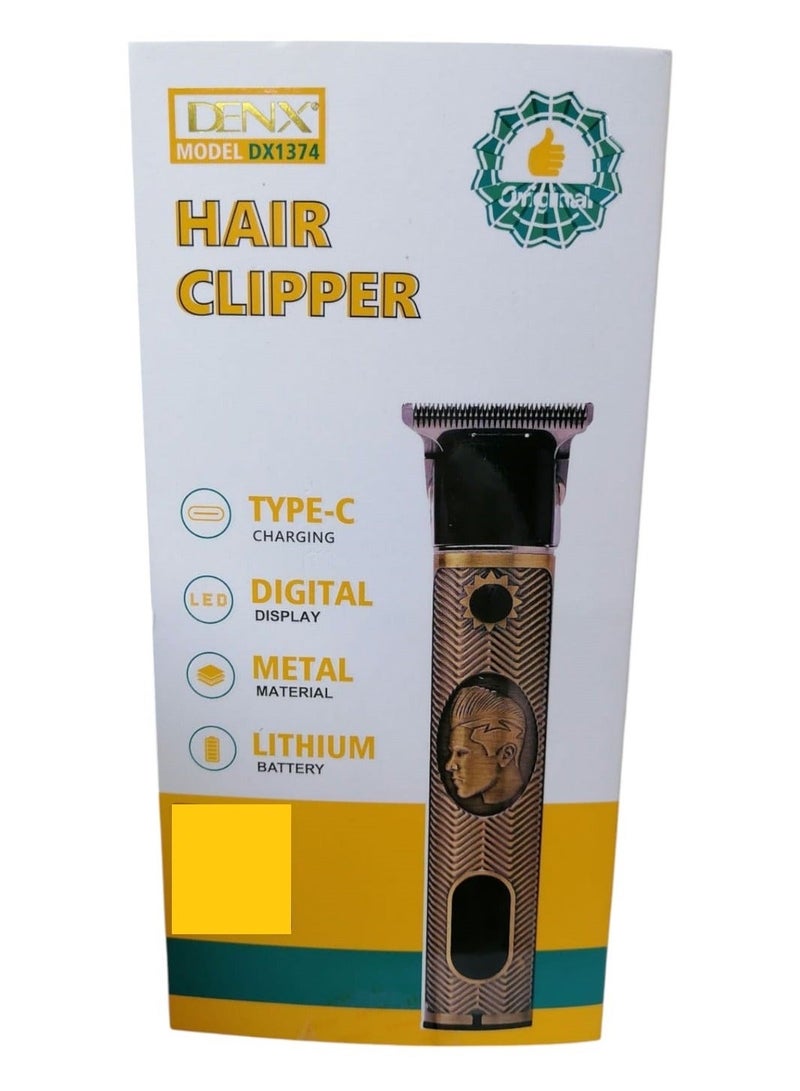 دينكس مجموعة ماكينة قص الشعر الاحترافية القابلة للتعديل بقوة 5 وات بتصميم معدني أنيق - Image 3