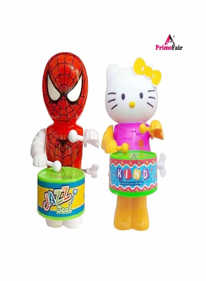 PRIMEFAIR Key Operated Cartoon Character Drummer with Dancing Action Drum Musical Sound Toys Best Birthday Gifts for Kid's - Image 5