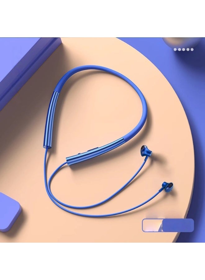 EBMINI New Digital Noise Cancelling Neck Hanging Wireless Bluetooth Earphones