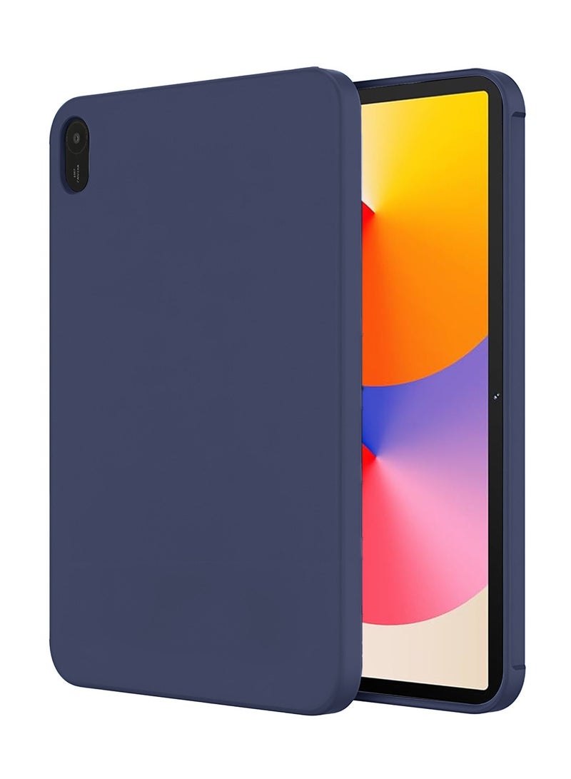 Wtech Huawei MatePad SE 11 2024 (11 inches) Premium Soft Liquid Silicone Case Cover (MCRPSN) - Storm Blue - Image 1