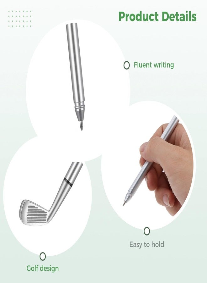 Lnrueg Mini Golf Club Ballpoint Pens 1.0mm 30 Pcs - Bulk Golf Pens for School, Office, Souvenirs, Golfing Club Props, Black Ink - Image 3