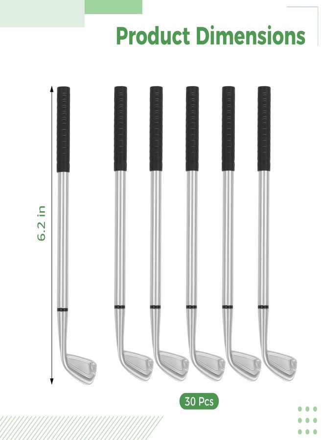 Lnrueg Mini Golf Club Ballpoint Pens 1.0mm 30 Pcs - Bulk Golf Pens for School, Office, Souvenirs, Golfing Club Props, Black Ink - Image 4