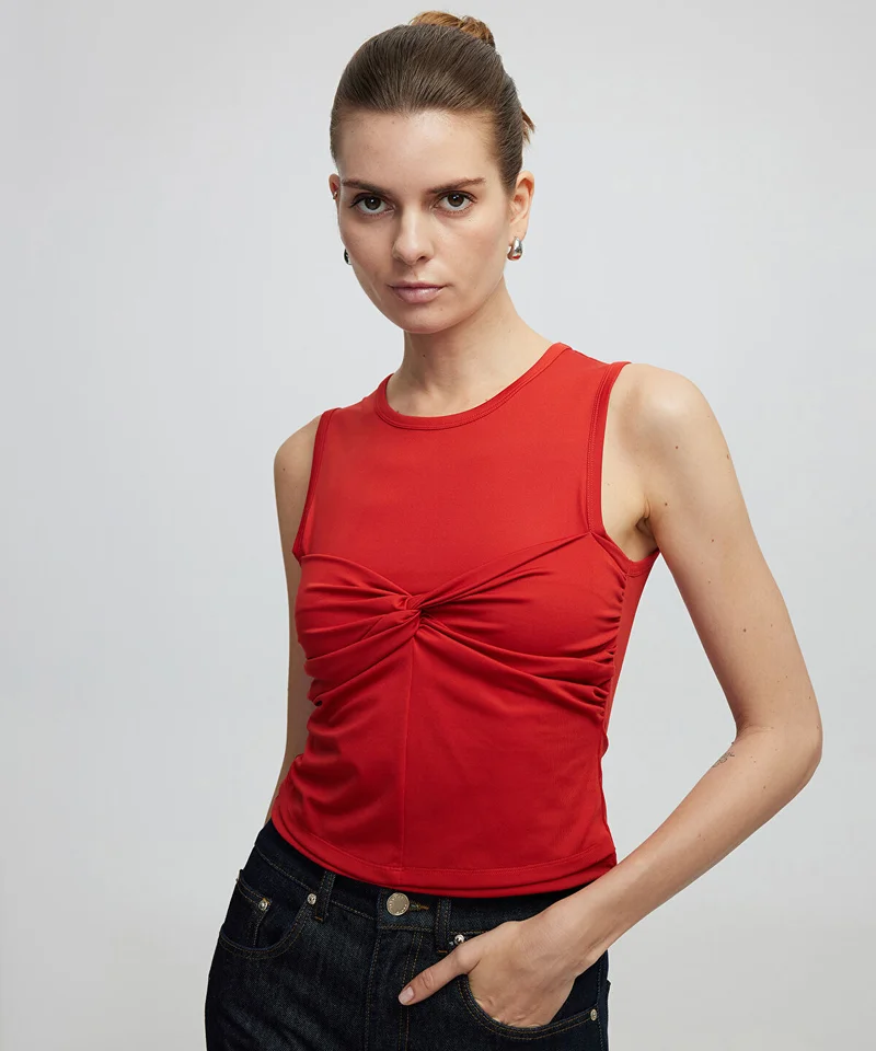 ابيكول T-Shirt With Knot