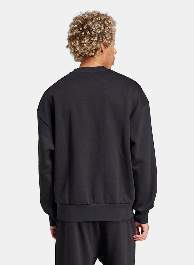 Adidas Essentials Loose Fit 3 Bar Logo Sweatshirt - Image 2