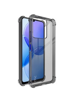 erorex For Xiaomi Redmi 13C 5G/13R 5G imak Shockproof Airbag TPU Phone Case(Transparent Black) 