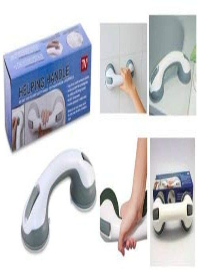 PARVY Non Slip Bathroom Accessories Suction Handle Helping Handle Handrail for Old Age People & Children Bathroom Bath Tub Shower Washroom Toilet Room Wash Area Grab Bar (1Pcs) - Image 4