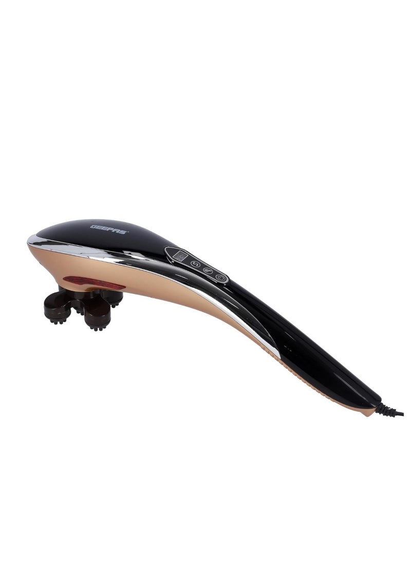 5-in-1 Infrared Body Massager with 5 Different Detachable Heads- GM86038, Black/Gold