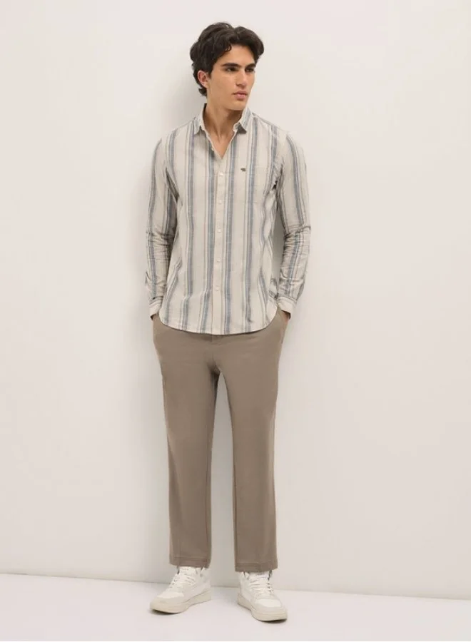 THE BEAR HOUSE Men's Shirt for Casual and Formal Wear | Classic Button-Down Style for Office, Daily Use, Travel, Events & All-Season Outfits | Versatile & Stylish Wardrobe Essential for Every Occasion