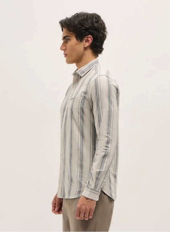 THE BEAR HOUSE Men's Shirt for Casual and Formal Wear | Classic Button-Down Style for Office, Daily Use, Travel, Events & All-Season Outfits | Versatile & Stylish Wardrobe Essential for Every Occasion