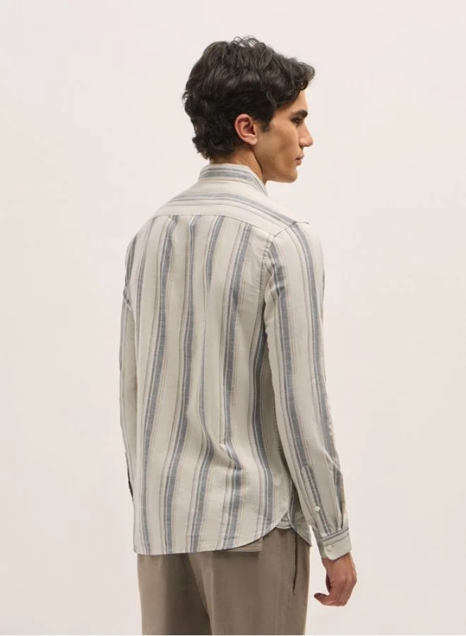 THE BEAR HOUSE Men's Shirt for Casual and Formal Wear | Classic Button-Down Style for Office, Daily Use, Travel, Events & All-Season Outfits | Versatile & Stylish Wardrobe Essential for Every Occasion