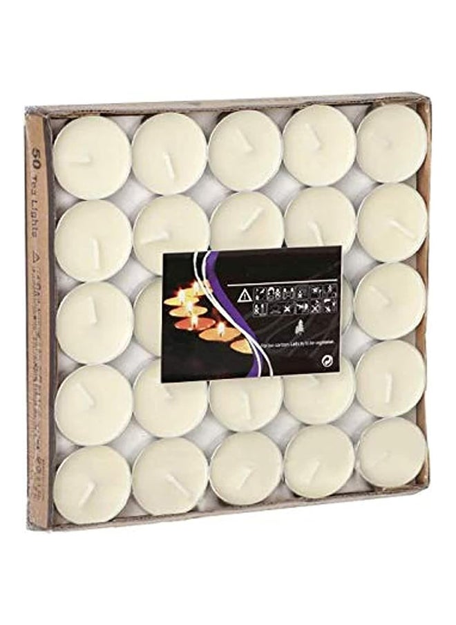 Generic Scented Candles (White)- 50 Pieces 
