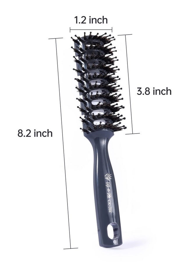Perfehair Boar Bristle Vent Hair Brush For Men & Women Vented Hairbrush With Boar & Ball Tipped Nylon Bristles For Short Curly Straight Hair Blow Drying Quickly  - Image 3
