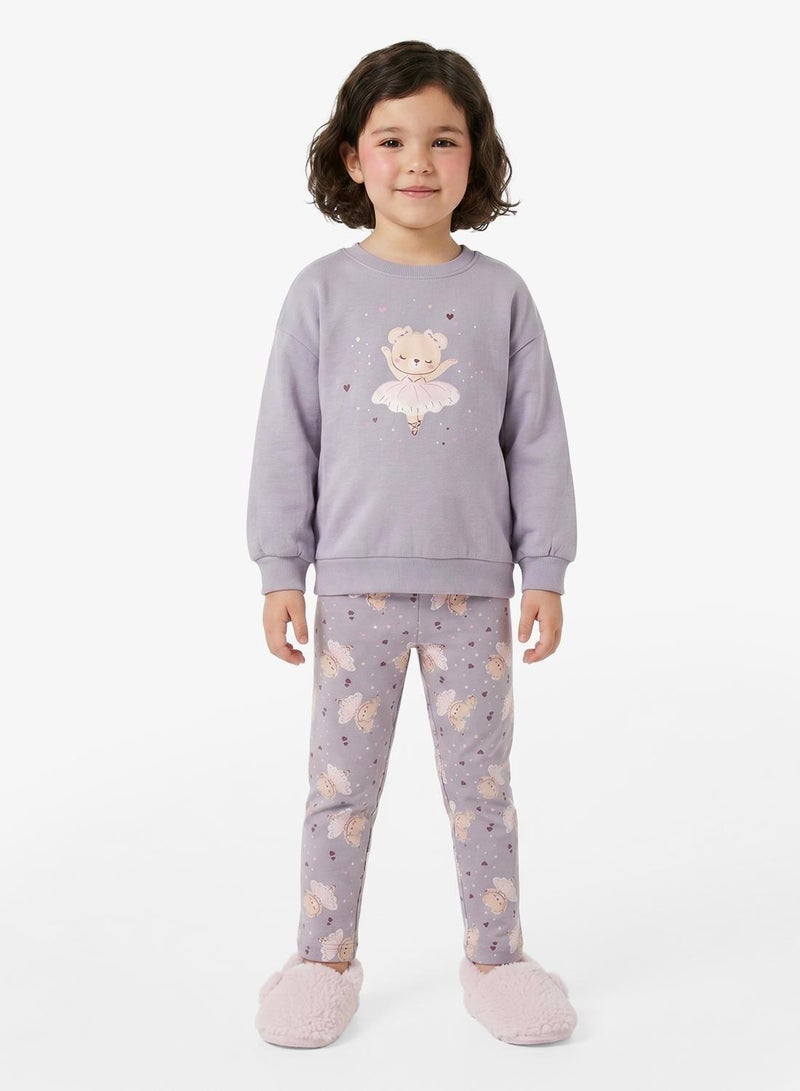 NAME IT Kids Printed Pants And Top Sets - Image 1