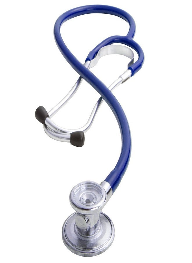 ADC Adscope 647 Sprague-1 Lightweight Single-Tube Stethoscope with 5 Interchangeable Chestpiece Options, 31.5 inch Length, Royal Blue - Image 1
