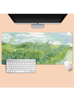 Y&D Van Gogh'S Oil And Landscape Paintings Gaming Mouse Pad Extended Large Mat Desk Pad Stitched Edges Mousepad Long Mouse Pad And Non-Slip Rubber Base Mice Pad 800X300X4mm  - Image 1
