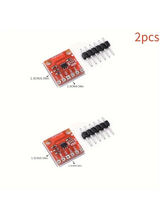 2pcs MCP4725 I2C DAC Module Development Board 12 Bit Analog To Digital Converter - Image 2