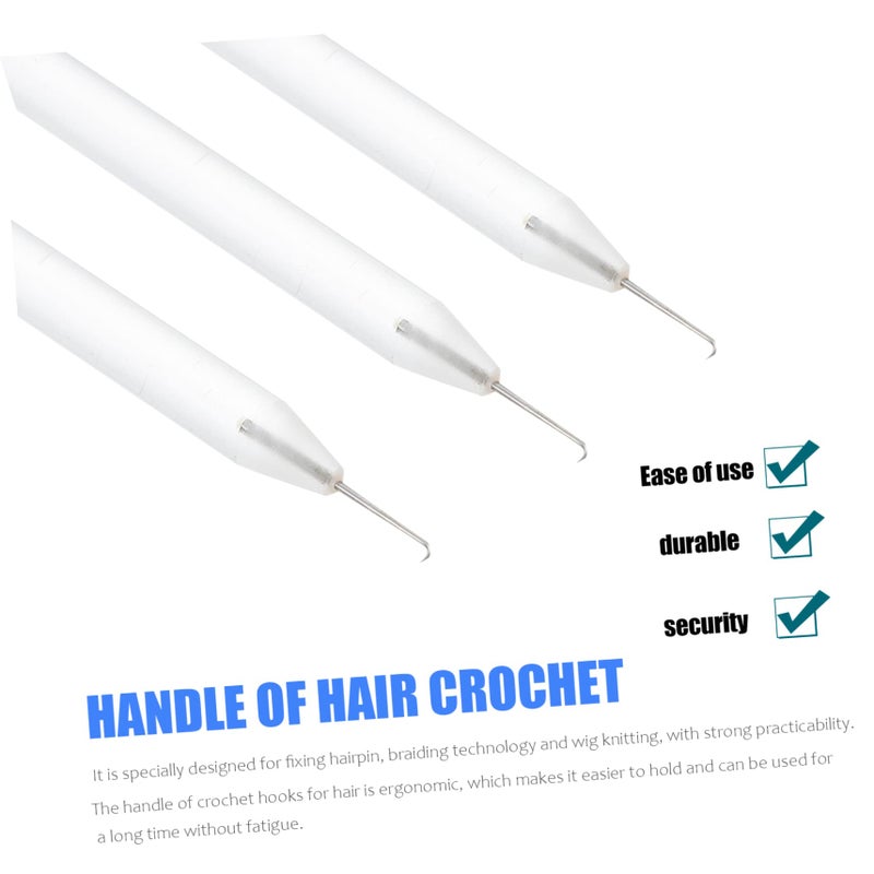 Crochet Hook For Dreadlocks Hair Extensions Braiding Tool 5pcs Set - Image 3