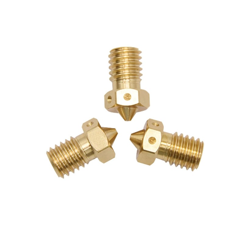 E3D V6 Brass Nozzle 0 4mm M6 Thread for 1 75mm Filament 3D Printer Accessories 5PCS - Image 5