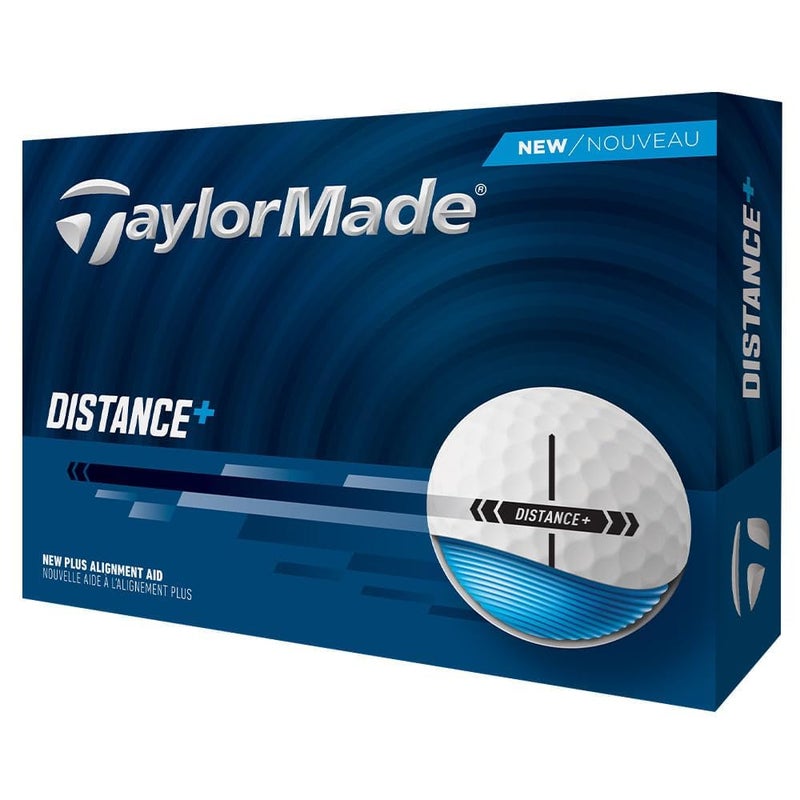 TaylorMade Golf 2025 Distance + White One Dozen - Image 1