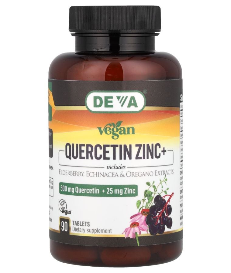 Deva Vegan Quercetin Zinc+ 90 Tablets